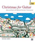 Christmas for Guitar in Tab: Solos and Duets with Optional Parts for C Instruments 0739014838 Book Cover