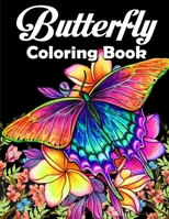 BUTTERFLY COLORING BOOK B0BD1FGZF1 Book Cover