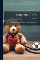 Contributions, Volume 1 1247162125 Book Cover
