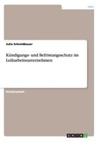 K�ndigungs- und Befristungsschutz im Leiharbeitsunternehmen 3668200858 Book Cover
