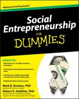 Social Entrepreneurship For Dummies 0470538082 Book Cover
