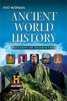 Ancient World History: Patterns of Interaction: Student Edition 2012 0547491131 Book Cover