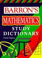 Barron's Math Study Dictionary 0764103032 Book Cover