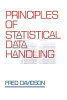 Principles of Statistical Data Handling 0761901035 Book Cover