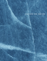 cahier de notes: marbre bleu (French Edition) 1712884069 Book Cover