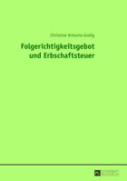 Folgerichtigkeitsgebot Und Erbschaftsteuer 3631644833 Book Cover