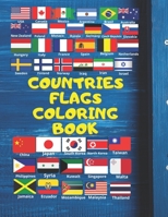 Countries Flags Coloring Book: Atlas Flags B08PJKJ8FB Book Cover