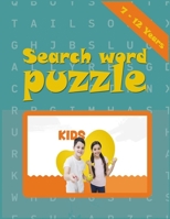 Search Word Puzzle Kids Book: Funny Search Word Puzzles for Kids Book is the perfect puzzle book to get kids interested in working popular puzzles l B0884FFGHZ Book Cover