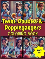 Anime: Twins and Other Doubles: Colored Pencil Coloring Book B0CJL27BN7 Book Cover