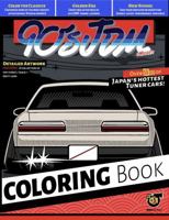 90s JDM Car Coloring Book: Volume 1 Modified Japanese Sports Car Illustrations - Fun to color for Kids, Teens and Adults (90s JDM Coloring Book Series) B0F26TXVV7 Book Cover