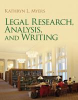 Legal Research, Analysis, and Writing 0135077133 Book Cover