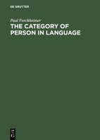 The Category of Person in Language 3111191591 Book Cover
