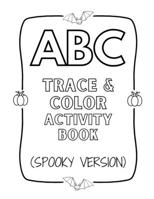 ABC Trace & Color Activity Book B0CHL1KLKB Book Cover