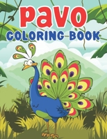 Pavo Coloring Book: This Beautiful Pavo coloring books Designs to Color for Pavo Lover B09B5GCDN8 Book Cover