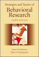Strategies and Tactics of Behavioral Research 0805858822 Book Cover