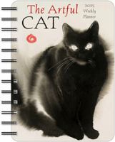 The Artful Cat 2025 Weekly Planner Calendar: Brush and Ink Watercolor Paintings by Endre Penovác 1524890812 Book Cover