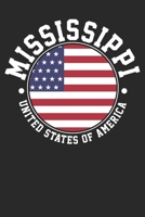 Notebook: Mississippi Dot Grid 6x9 120 Pages 1699081794 Book Cover