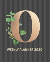 Weekly Planner 2020: January - December 2020 Monthly View Weekly View with Hourly AM/PM Calendar Views Monthly Review & Performance and Alphabet Cover - Monday start 1706283237 Book Cover