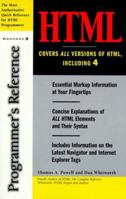 HTML Programmer's Reference 0078825598 Book Cover