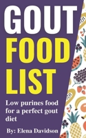 gout food list: Low purines food for a perfect gout diet B09H92427J Book Cover