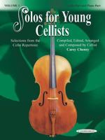 Solos For Young Cellists, Volume 1 (Cello/Piano) 1589512081 Book Cover