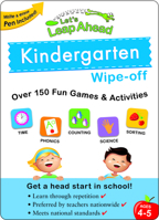 Let's Leap Ahead Kindergarten Wipe-off 1613510136 Book Cover
