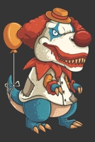 2020 Week To View Dated Planner Diary: 6x9 Inches Paperback Dino Clown T Rex Dinosaur Halloween 1698471882 Book Cover