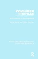 Consumer Profiles: An Introduction to Psychographics 1138832464 Book Cover