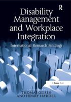 Disability Management and Workplace Integration 140941888X Book Cover