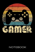 Gamer Notebook: Gamer Ruled Notebook/Journal/Paper/Diary/Planner For Boys, Teen Boys Who Love Video Games, e-sports and being Online With Friends. 1689518863 Book Cover