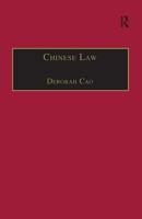 Chinese Law: A Language Perspective 0754624358 Book Cover