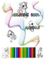 Coloring Book animals: Coloring Book animals is special for kids between 4 and 8 years cover Glossy 8.5x11 in (21.59x27.94 cm) 26 pages B08DSVJQFD Book Cover