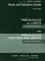 Precalculus With Limits A Graphing Approach Study And Solutions Guide 5th Edition 0618851879 Book Cover