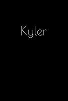 Kyler: Notebook / Journal / Diary - 6 x 9 inches (15,24 x 22,86 cm), 150 pages. Personalized for Kyler. 1694065774 Book Cover