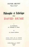 Philosophie Et Esthetique Chez David Hume: I. Les Fondements de l'Esthetique de Hume. II. Les Grands Problemes 2707801119 Book Cover