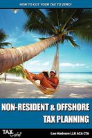 Non-Resident & Offshore Tax Planning 1907302379 Book Cover