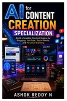 AI for Content Creation Specialization: Build a Scalable Content Engine for Blogging, YouTube, Social Media, and Personal Branding B0H4TQ6W21 Book Cover