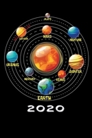Terminkalender 2020: Sonnensystem Terminkalender und Tagesplaner ca DIN A5 farbig | 376 Seiten | 1 Seite pro Tag | Weltall | Ubiversum (German Edition) 1674564406 Book Cover