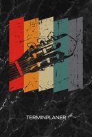 TERMINPLANER: Gitarrist Kalender Gitarrenspiel Terminkalender - Gitarrenspieler Herz Wochenplaner Vintage Gitarre Wochenplanung Musikinstrumente ... Musik To-Do Liste Termine (German Edition) 1672448549 Book Cover