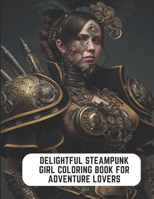 Delightful Steampunk Girl Coloring Book for Adventure Lovers: 50 Pages to Find Your Happy Place B0C2RRQDPD Book Cover