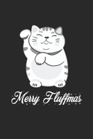 merry fluffmas Cute Notebook Birthday Gift: Lined Notebook / Journal Gift, 120 pages, 6x9, Soft Cover, Matte Finish 1671033981 Book Cover