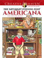 Creative Haven The Saturday Evening Post Americana Coloring Book (Adult Coloring) 0486814343 Book Cover