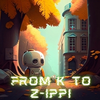 From K to Z-ippi (Zippi's Alphabet Intelligence) B0CNWS41VS Book Cover