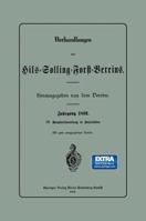 Verhandlungen Des Hils-Solling-Forst-Vereins 3662334151 Book Cover