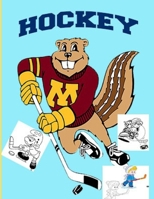 Hockey: Nhl National Hockey League Coloring Book Great Gift Adult Coloring Books For Women And Men B09CGFPKP9 Book Cover