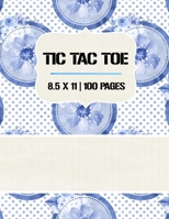 Tic Tac Toe: Tic Tac Toe Notebook, 100 Pages, Soft Matte Cover, 8.5 x 11 1698878214 Book Cover