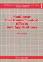 Nonlinear Electromechanical Effects And Applications 9971978431 Book Cover