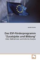 Dsa ESF Förderprogramm Zusatzjobs und Bildung Ziele Maßnahmen und kritische Analyse 3639115821 Book Cover