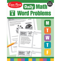 Daily Word Problems, Grade 6 1629388602 Book Cover