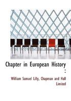 Chapter in European History 0526427485 Book Cover